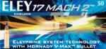 Crafted With The Same Care And Precision as ELEY’S World renowned .22 LR Cartridges, The .17 Mach 2 Utilizes ELEY’S patented Eleyprime System Technology And Hornady’S 17 Grain V-Max Blue Tip Bullets T...